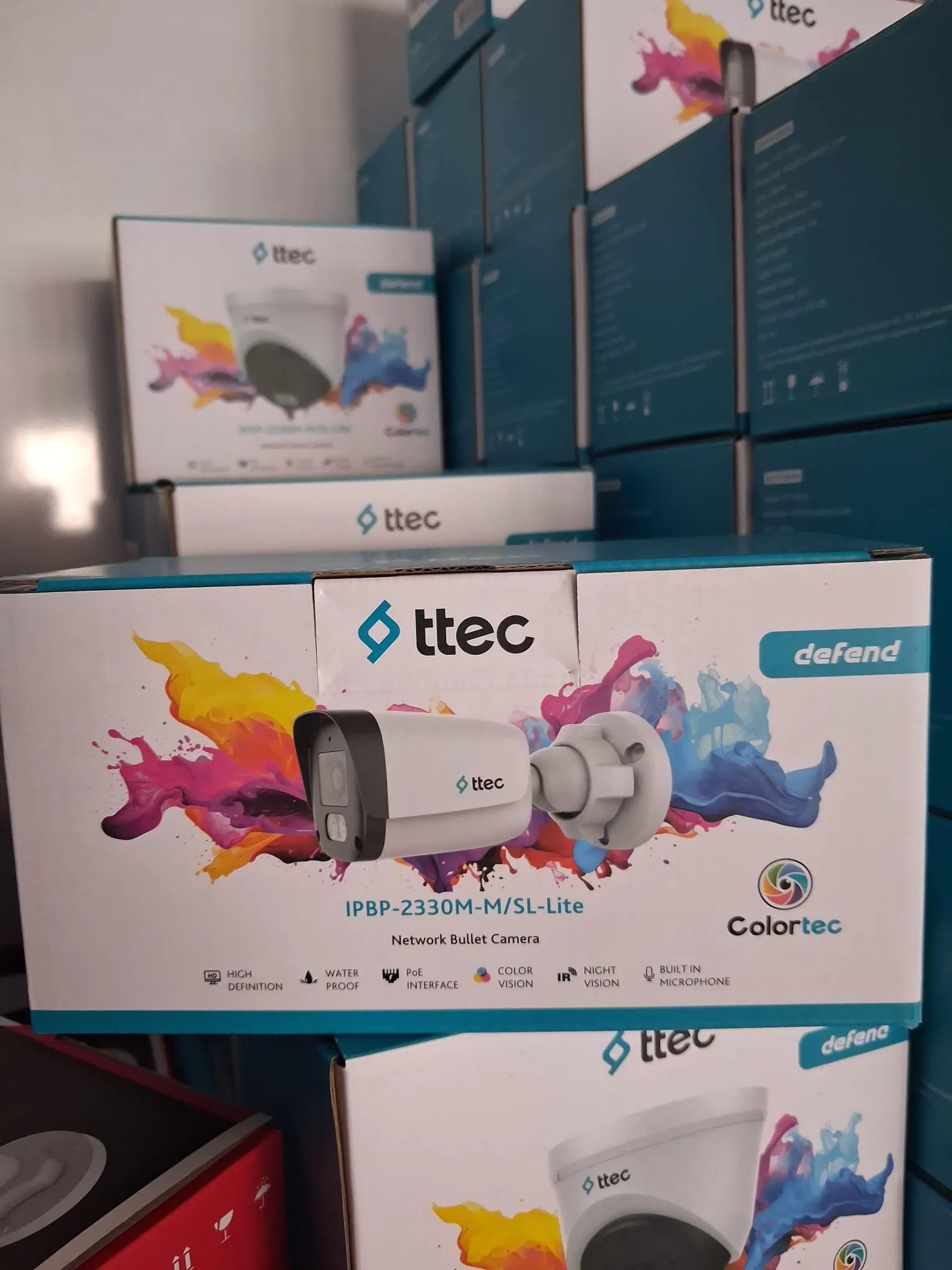 ttec FULL COLOR BULLET IPBP-2330M-M/SL-Lite 2MP 2.8mm Sabit Lensli IR