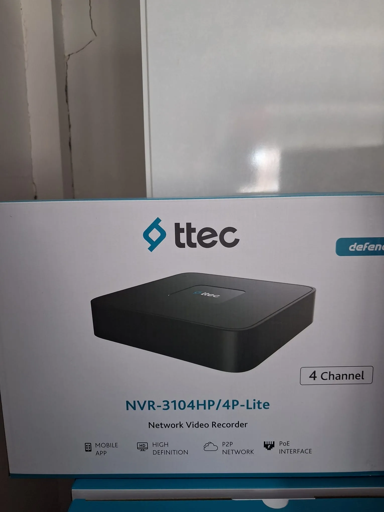 TTEC NVR-3104HP/4P-Lite 4 Kanal NVR Kayıt Cihazı