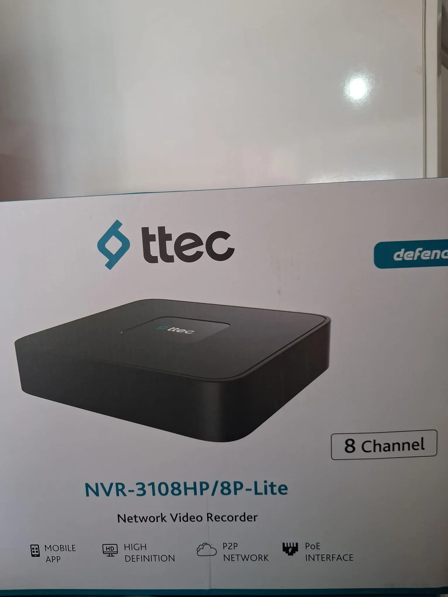 TTEC NVR-3108HP/8P LİTE 8 KANAL NVR KAYIT CİHAZI
