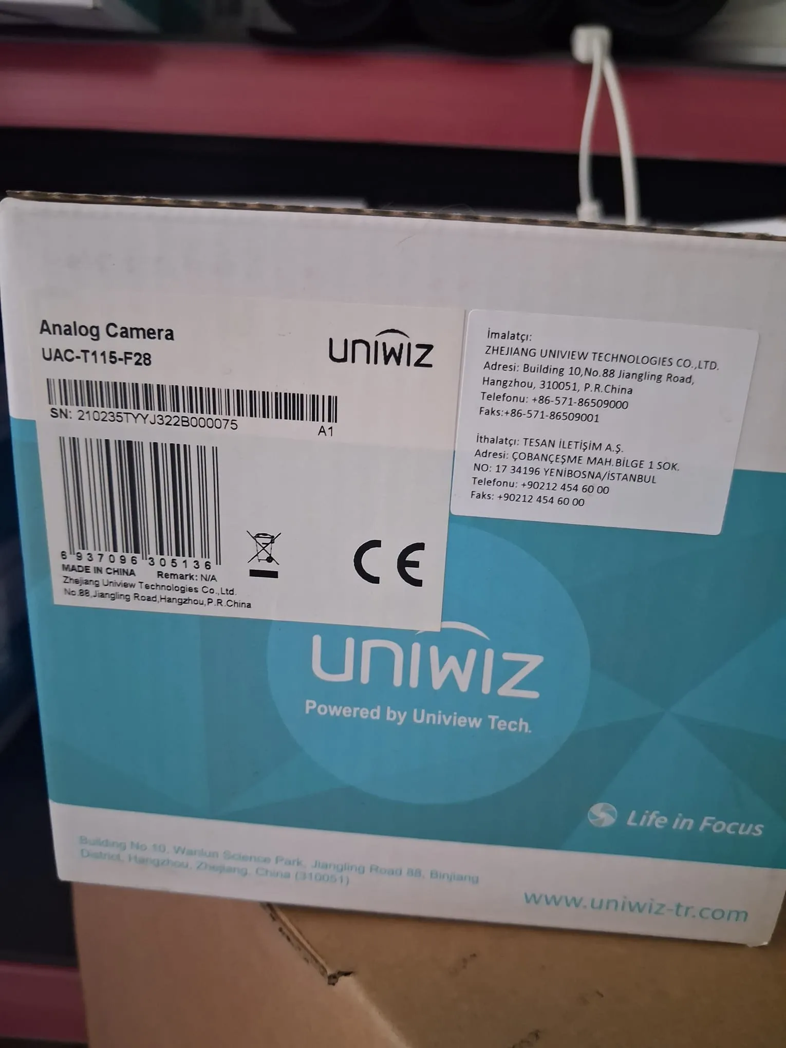UNIWIZ UAC-T115-F28 5MP TURRET KAMERA